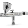 Hobbynox HN002-20FLOW-TF V2 Airbrush Pistole mit 0.3/0.5/0.8mm Düse, 2/5/13cc Farbbecher und 1,8m Schlauch