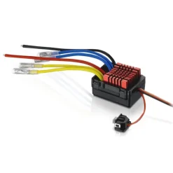 Hobbywing HW30120301QuicRun 0880 Dual Brushed Regler 80A für 1:10 6-14,4V auch für 1 Motorbetrieb geeignet. Schiff Car Truck etc.