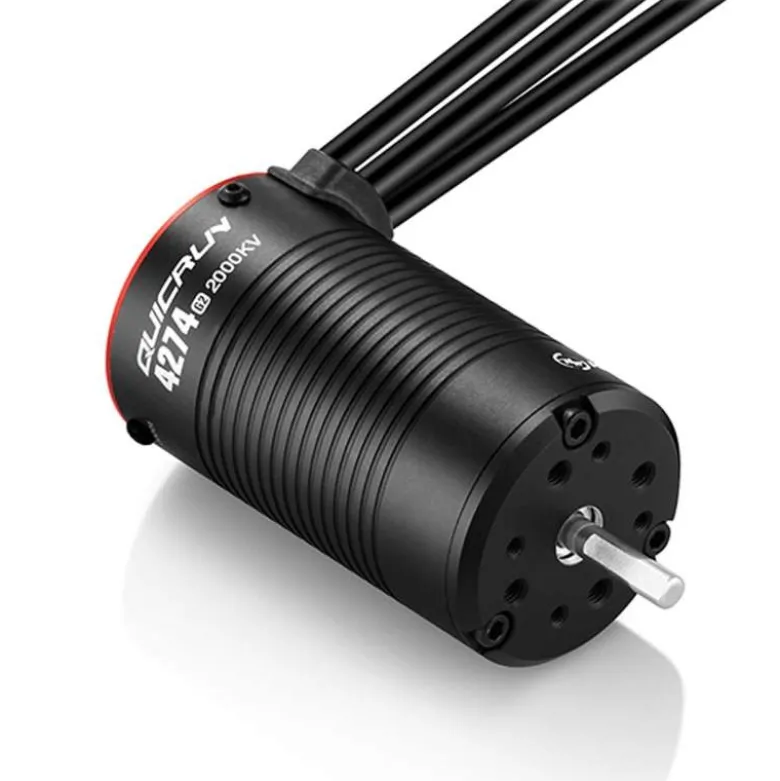 Hobbywing HW30404700QuicRun 4274SL G2 2000kV Brushless Motor, 5mm Welle für 1/8 Off-Road
