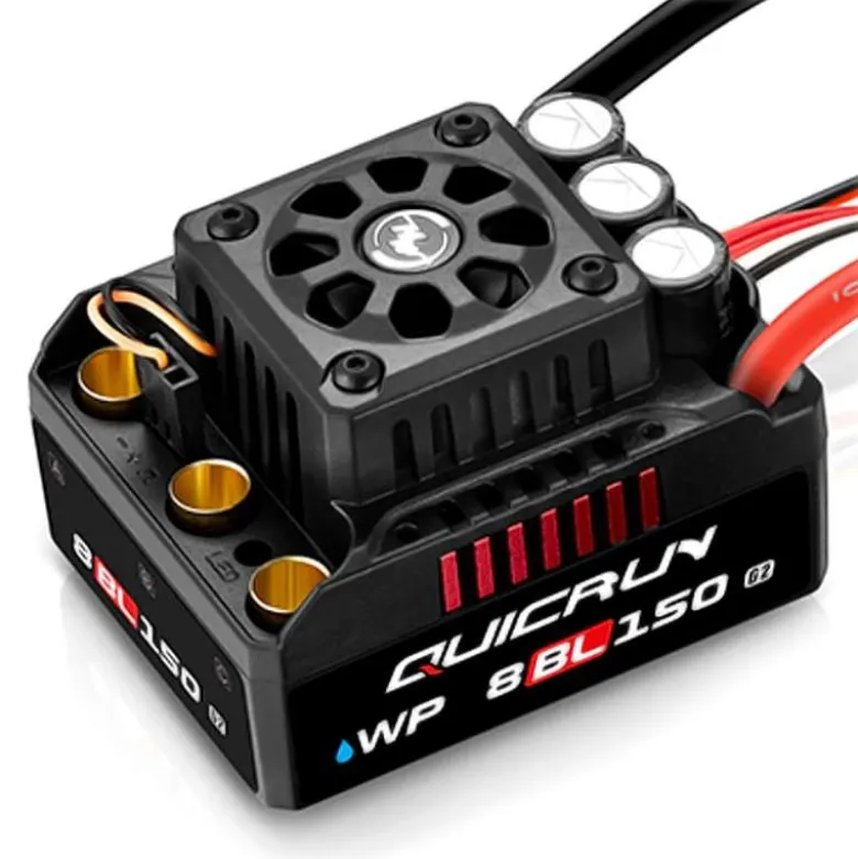 Hobbywing HW30109003QuicRun WP8BL150 G2 Brushless Regler 150A 3-6s für 1:8