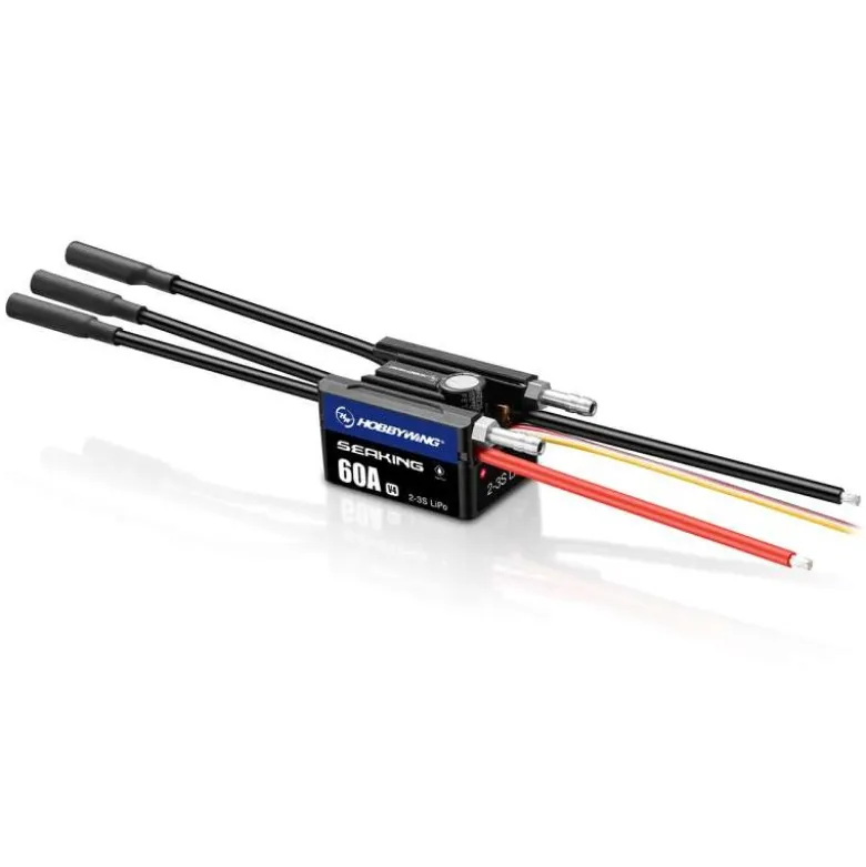 Hobbywing HW30302202Seaking 60A Bootsregler V4 2-3s LiPo BEC 4A