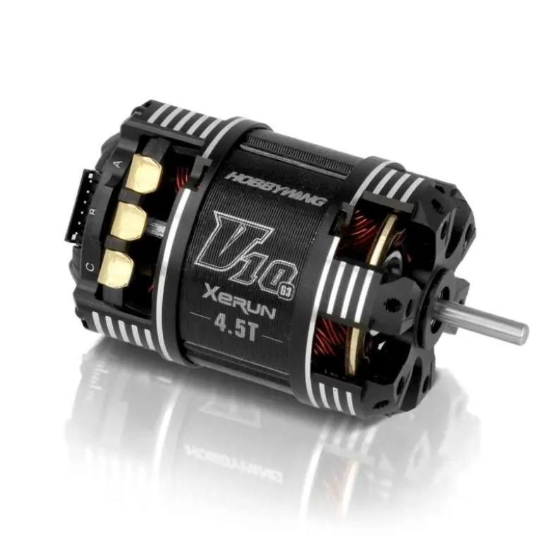 Hobbywing HW30401102Xerun V10 Brushless Motor G3 7340kV (2s) 4.5T Sensored 1:10