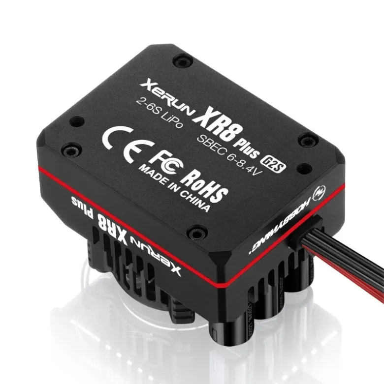 Hobbywing HW30113304Xerun XR8 Plus G2S 1:8 Brushless Regler 200A, 2-6s LiPo