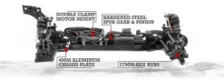 HPI H160178Vorza Flux 4WD Buggy 1:8 Brushless 6S +100km/H RTR 150A 4-6S Lipo