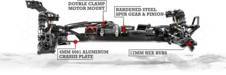 HPI H160181Vorza Flux 4WD Truggy 1:8 Brushless 6S 2.4GHz RTR