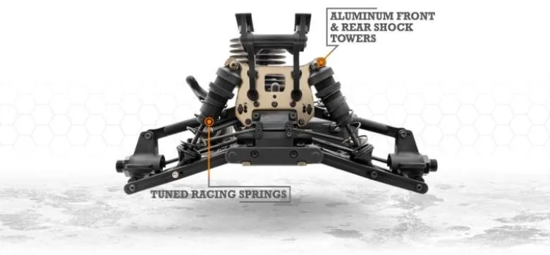 HPI H160177Vorza 4WD Buggy 1:8 Nitro F3.5 V2, 2.4GHz RTR