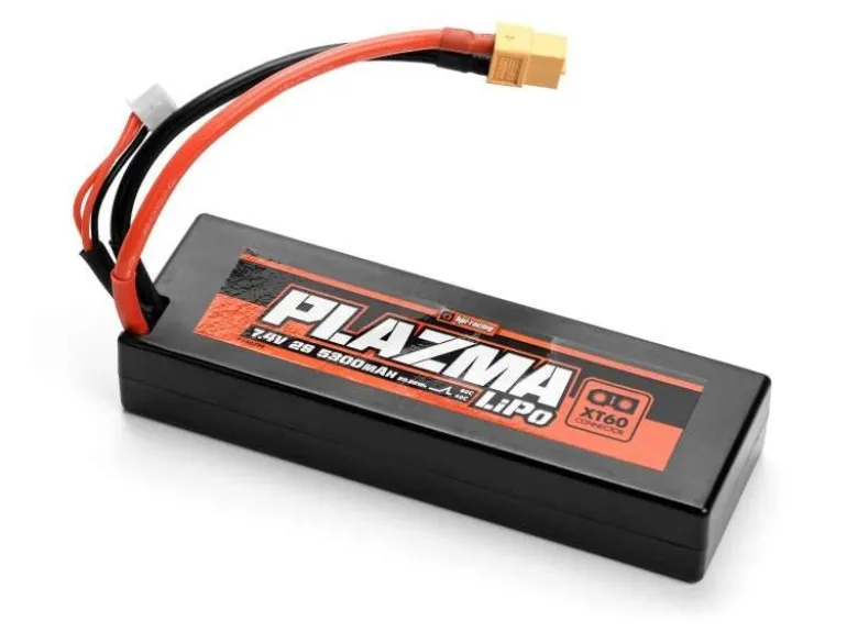 HPI 160794Plazma LiPo Akku 7.4V 5300mAh 40C LiPo Pack 39.22Wh - XT60