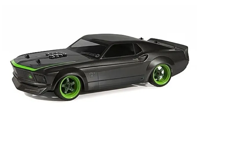 HPI 120102RS4 Sport 3 1969 Mustang 4WD Akku/Lader 2,4Ghz Street und Drift Tires enthalten 8fach bereift