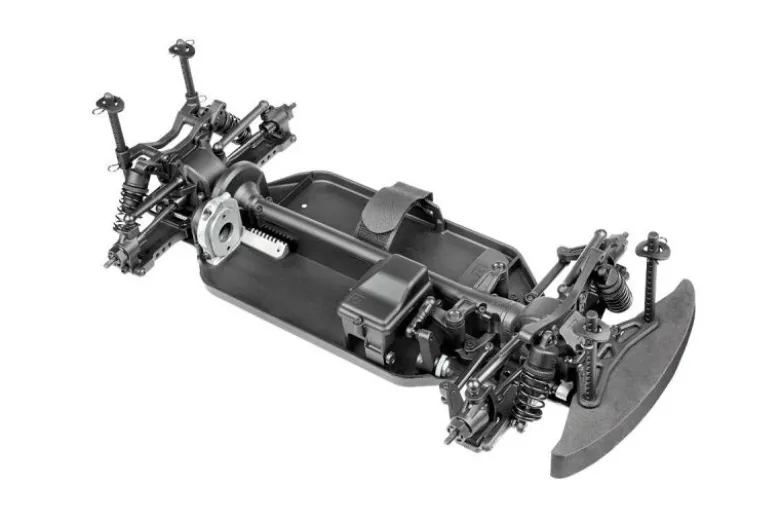 HPI 118000RS4 Sport 3 4WD Tourenwagen 1/10 Challenge Chassis montiert