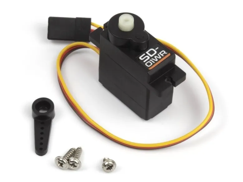 HPI 160833SD-01WR Mikro-Servo, 1,1kg/0,12s bei 6V - für Venture18 Kunststoffgetriebe, wasserabweisend