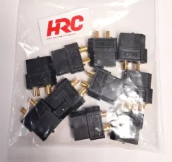 HRC C9095KBXT60 Buchse, vergoldet - schwarz (10)