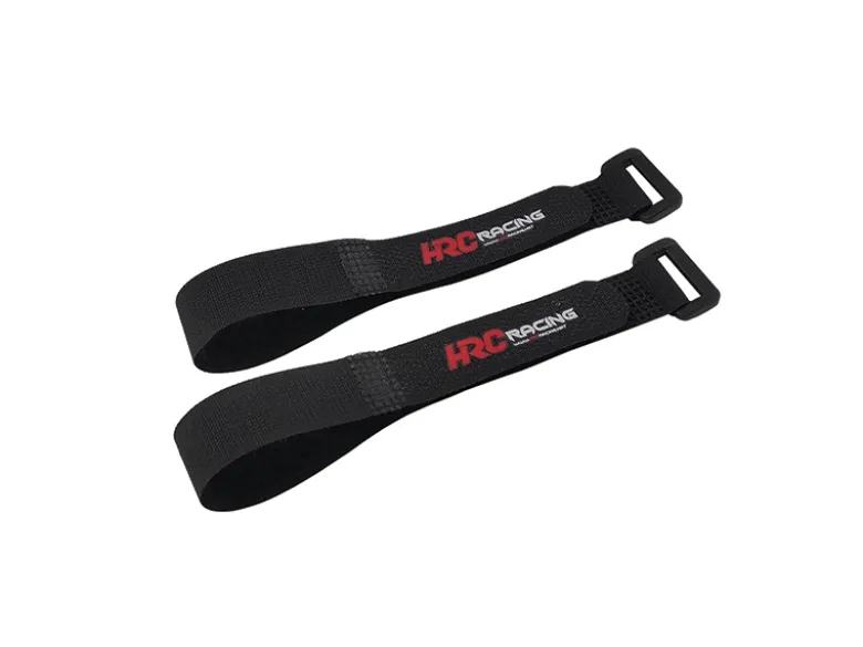 HRC HRC5046AKlettband mit Öse - schwarz mit Logo - 15x200mm