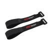 HRC HRC5046BKlettband mit Öse - schwarz mit Logo - 15x250mm
