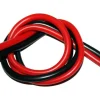 HRC HRC9511BSilikonkabel 5.2mm² - 10 AWG je 1m rot und schwarz