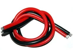 HRC HRC9511BSilikonkabel 5.2mm² - 10 AWG je 1m rot und schwarz