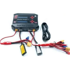 HRC HRC9361DDual-Star Charger V3 2x 120W 12/230V 1-6S LiPo, 0.1-10A Ladestrom, Smart LSM, Autopilot, Cycle