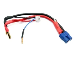 HRC HRC9151ELFahr & Ladekabel mit Polarity Check LED - 4mm Gold auf EC3