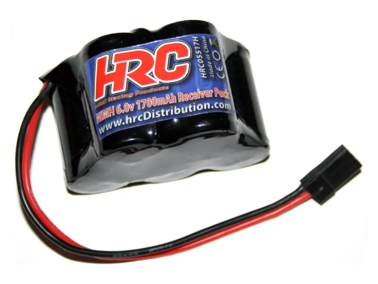 HRC HRC05517HEmpfänger Akku Hump - NiMH - 5 Zellen 6V 1700mAh UNI-Stecker