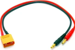 HRC HRC9109Ladekabel - 4mm Bullet zu XT90 Stecker - 300mm - Gold