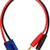 HRC HRC9108Ladekabel - 4mm Bullet zu EC5 Stecker - 300mm - Gold