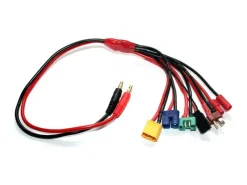 HRC HRC9124Multi Ladekabel - Bananen Stecker 4mm - versch. Anschlüsse