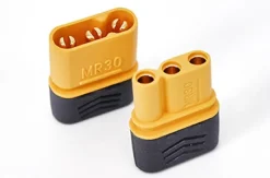 HRC HRC9020PMR30 Triple Goldstecker (1x Stecker / 1x Buchse)