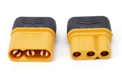 HRC HRC9020PMR30 Triple Goldstecker (1x Stecker / 1x Buchse)