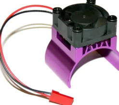 HRC HRC5832PUMotorkühlkörper mit BL Lüfter 5-9V für 540er Motor, purple