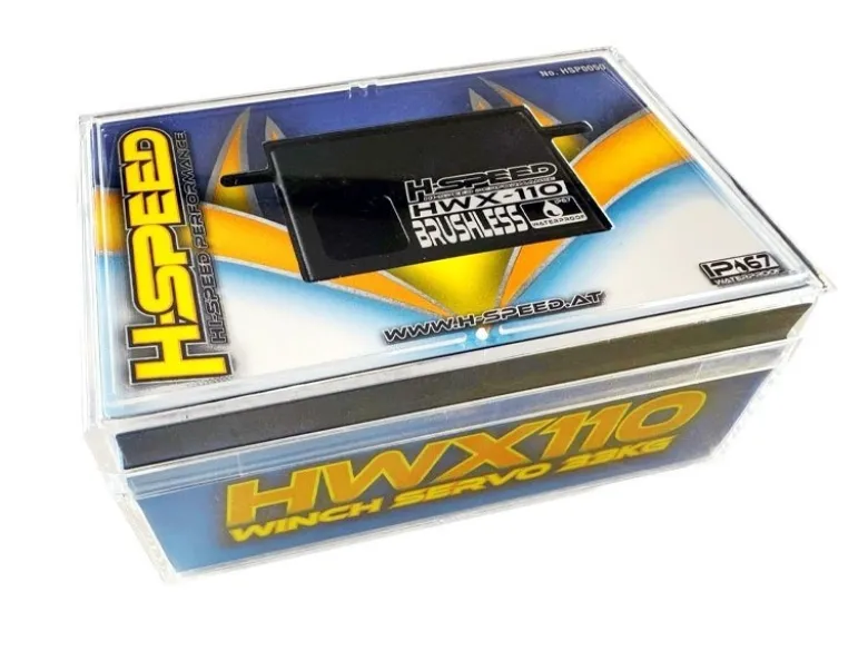 H-Speed HSP0050HWX110 Servo-Winch 33kg 8.4V programmierbar & wasserdicht für Crawler