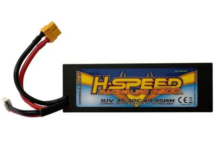 H-Speed HSPLI011LiPo Racing Akku 11,1V 4500mAh 30C 3S Hardcase, XT60 Stecker