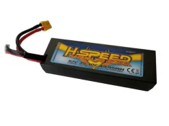 H-Speed HSPLI011LiPo Racing Akku 11,1V 4500mAh 30C 3S Hardcase, XT60 Stecker
