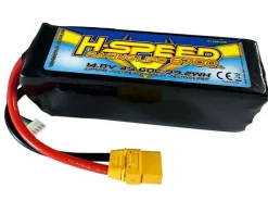 H-Speed HSPLI012LiPo Racing Akku 14,8V 6700mAh 60C 4S Softcase, XT90 Stecker