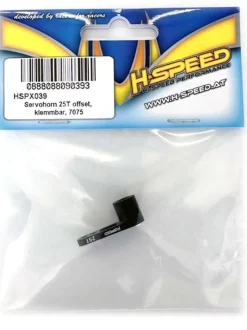 H-Speed HSPX039Servohorn 25T Offset, klemmbar, 7075, 16&20mm Länge