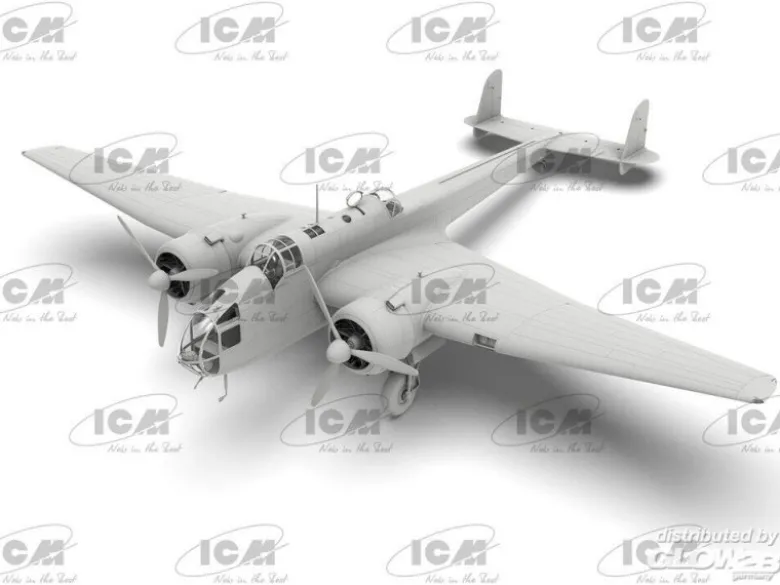 ICM 48352HP.52 Hampden B.Mk.I WWII British bomber, Bausatz in 1:48