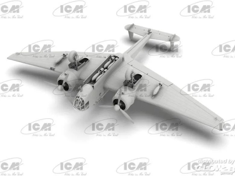 ICM 48352HP.52 Hampden B.Mk.I WWII British bomber, Bausatz in 1:48
