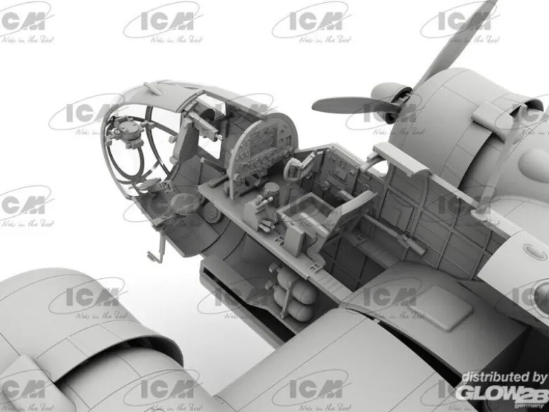 ICM 48352HP.52 Hampden B.Mk.I WWII British bomber, Bausatz in 1:48