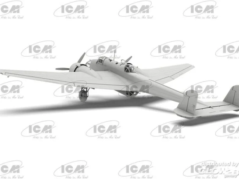 ICM 48352HP.52 Hampden B.Mk.I WWII British bomber, Bausatz in 1:48