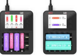 iSDT C4EVOC4 EVO Batterie Ladegerät 3A für viele gängige Einzelzellen
