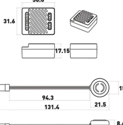 iSDT ESC90ESC 90 90(180)A 2-3S Brushed wasserdicht Regler für RC Tourenwagen/Buggies/Trucks/Crawler