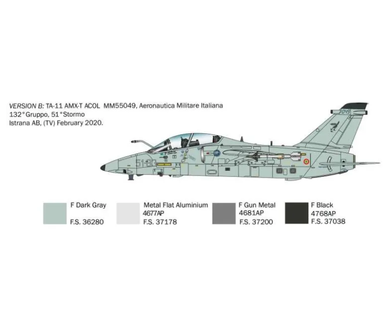 Italeri 1471AMX-T Twin Seater, Bausatz, 1:72