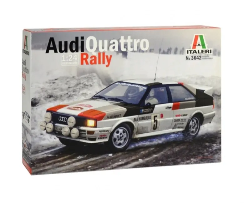 Italeri 36421:24 Audi Quattro Rally Plastikbausatz
