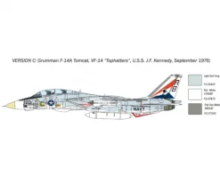 Italeri 1414F-14A Tomcat Recessed Line Panels Plastikbausatz 1:72
