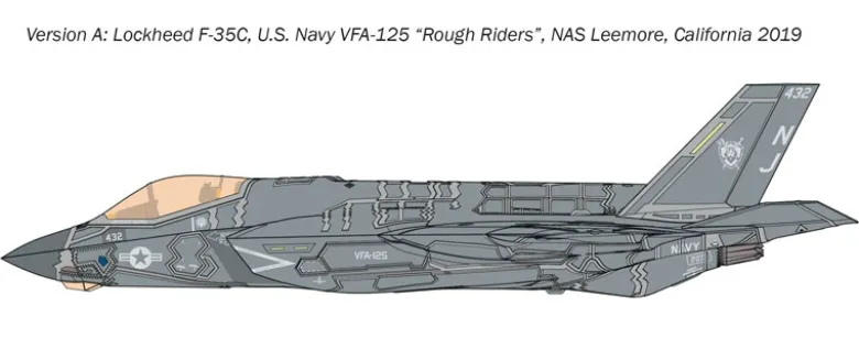 Italeri 1469F-35C Lightning II, Bausatz, 1:72