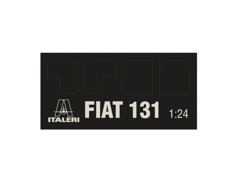 Italeri 3667Fiat 131 Abarth Rally O, Bausatz, 1:24