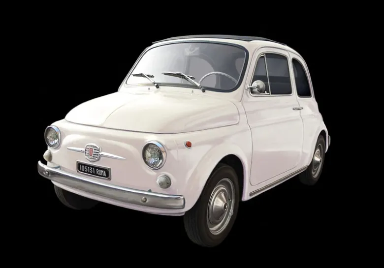 Italeri 4703Fiat 500F (1968 version), Bausatz, 1:12