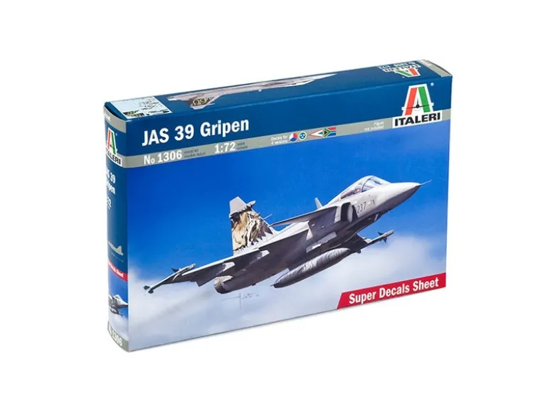 Italeri 1306JAS 39 GRIPEN, Plastikbausatz, 1:72