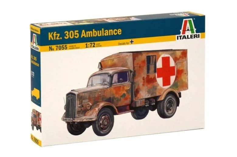Italeri 7055Kfz. 305 Ambulance Plastikbausatz 1:72