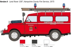 Italeri 3660Land Rover Fire Truck, Bausatz, 1:24
