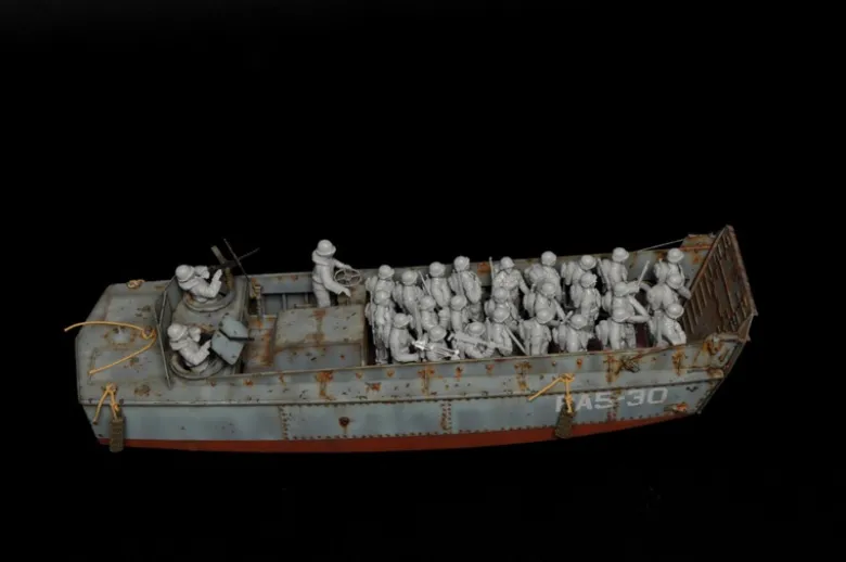 Italeri 6524LCVP mit US Infanterie, Bausatz, 1:35