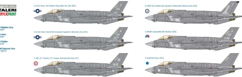 Italeri 2506Lockheed F-35A Lighting, Bausatz, 1:32